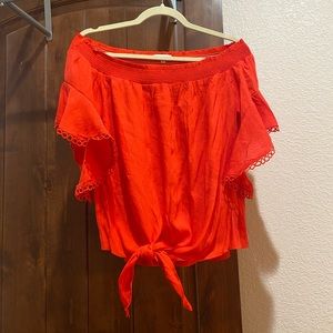 Main Strip Off Shoulder Top